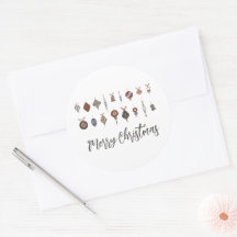 ヴィンテージメリークリスマスオーナメント