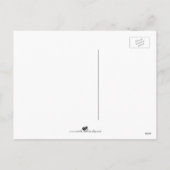 ヴィンテージメリークリスマスゴールデンレトリバードッグロゴ シーズンポストカード (裏面)