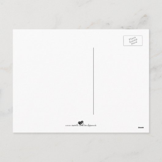 ヴィンテージメリークリスマスゴールデンレトリバードッグロゴ シーズンポストカード (裏面)