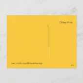 ヴィンテージメリークリスマスサンタスリートインディア シーズンポストカード (裏面)