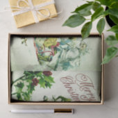 ヴィンテージメリークリスマスサンタスリートインディア  薄葉紙 (ギフト)