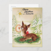 ヴィンテージメリークリスマススタールドルフ シーズンポストカード (正面/裏面)