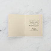 ヴィンテージメリークリスマスツリーガールギフト シーズンカード (内部)