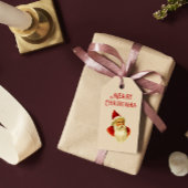 ヴィンテージメリークリスマスビクトリアンサンタクロース ギフトタグ