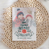 ヴィンテージメリークリスマスフォト シーズンカード