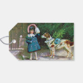 ヴィンテージメリークリスマスホリデー ギフトタグ (裏面横)