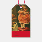 ヴィンテージメリークリスマスホリデー ギフトタグ (裏面)