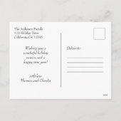 ヴィンテージメリークリスマス切手 シーズンポストカード (裏面)