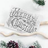 ヴィンテージメリークリスマス1876イラストレーション シーズンポストカード