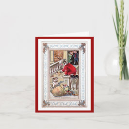 ヴィンテージメリークリスマス – ようこそ私たちのホームカード シーズンカード