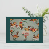 ヴィンテージメリークリスマス シーズンカード (スタンド正面)