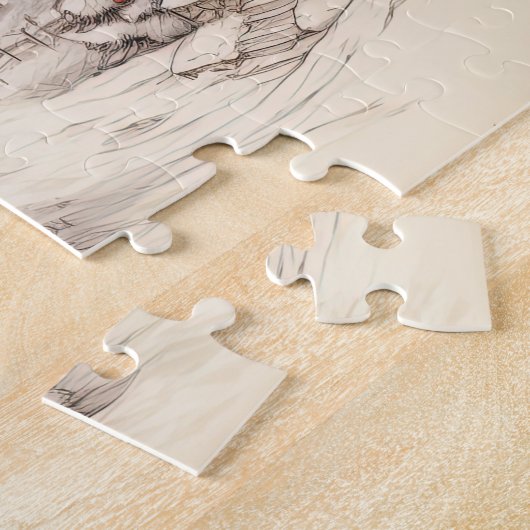 ヴィンテージメリークリスマス ジグソーパズル (側面)