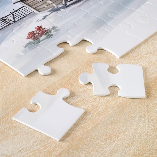 ヴィンテージメリークリスマス ジグソーパズル (側面)