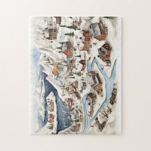 ヴィンテージメリークリスマス ジグソーパズル (縦)