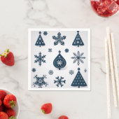 ヴィンテージメリークリスマス スタンダードカクテルナプキン (インサイチュ)