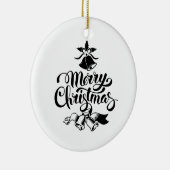 ヴィンテージメリークリスマス セラミックオーナメント (右)