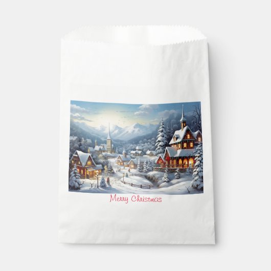 ヴィンテージメリークリスマス フェイバーバッグ (正面)