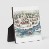 ヴィンテージメリークリスマス フォトプラーク (正面)