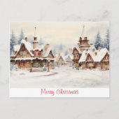 ヴィンテージメリークリスマス ポストカード (正面)