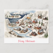ヴィンテージメリークリスマス ポストカード (正面)