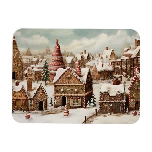 ヴィンテージメリークリスマス マグネット (横)