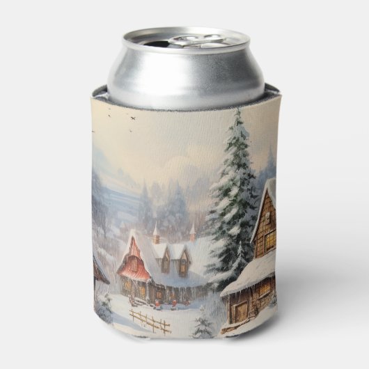 ヴィンテージメリークリスマス 缶クーラー (缶正面)