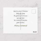 ヴィンテージメリークリトマスrd Trip ポストカード (裏面)