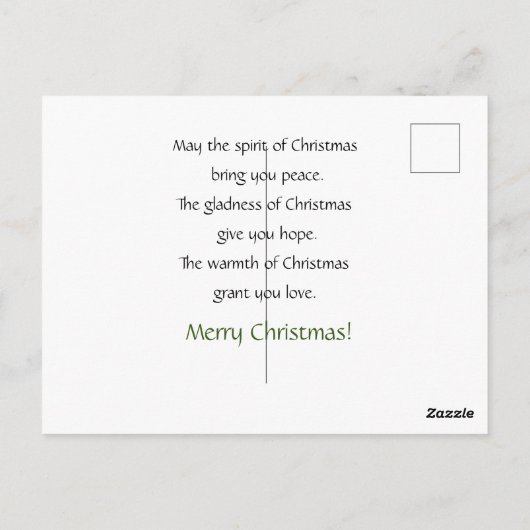 ヴィンテージメリークリトマスrd Trip ポストカード (裏面)