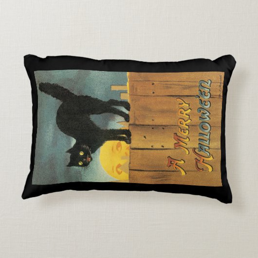 ヴィンテージメリーハロウィーンキャットバイエレンクラッサドル アクセントクッション (裏面)