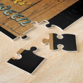 ヴィンテージメリーハロウィーンキャットバイエレンクラッサドル ジグソーパズル (側面)