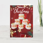 ヴィンテージメリーマグスクリスマスカード カード (正面)