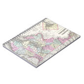 ヴィンテージメリーランドの地図（1855年） ノートブック (左側)