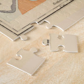 ヴィンテージメリーランドの地質図(1873年) ジグソーパズル (側面)