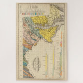 ヴィンテージメリーランドの地質図(1873年) ジグソーパズル (縦)
