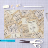 ヴィンテージメリーランドクリスマスティッシュペーパー 薄葉紙 (クラフト)