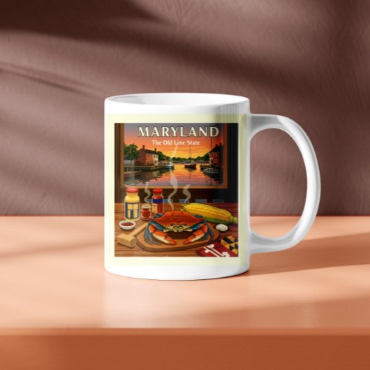 ヴィンテージメリーランド コーヒーマグカップ