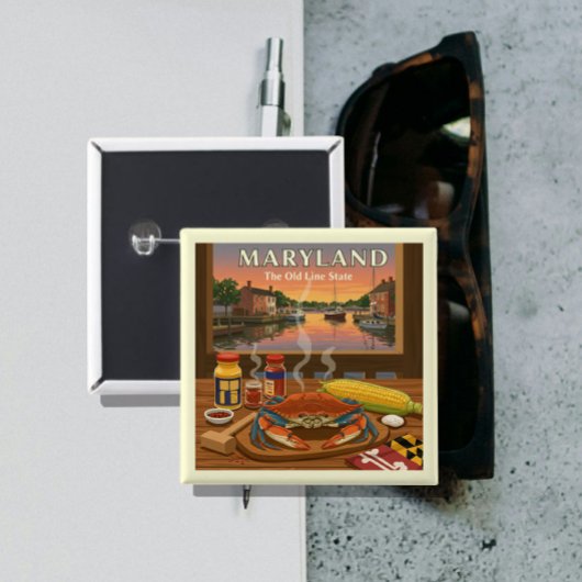 ヴィンテージメリーランド 缶バッジ