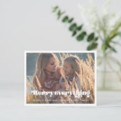 ヴィンテージメリーレトロすべて休日の写真 ポストカード (スタンド正面)