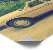 ヴィンテージメルセデスのポスター ポスター (角)