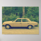 ヴィンテージメルセデスのポスター ポスター (正面)