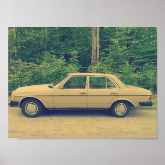 ヴィンテージメルセデスのポスター ポスター (正面)