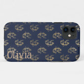 ヴィンテージメルメイドの電話ケースと名前 Case-Mate iPhoneケース (裏面(横))