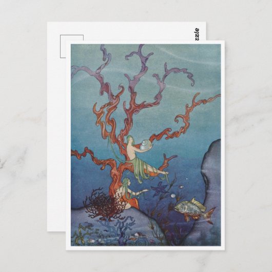 ヴィンテージメルメイドザシーニンフ葉書 ポストカード (正面/裏面)