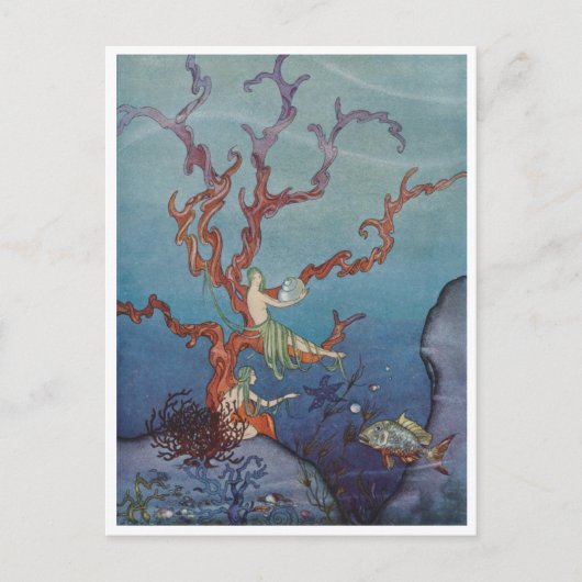 ヴィンテージメルメイドザシーニンフ葉書 ポストカード (正面)
