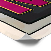 ヴィンテージメルロワインのメイド ポスター (角)