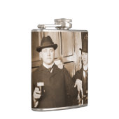 ヴィンテージメンズビールフォトサルーンバー1890 フラスク (右)