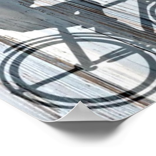 ヴィンテージメンズ素朴木製ボードウォールアート ポスター (角)