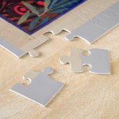 ヴィンテージメントンコテダジュールイラストレーションアート ジグソーパズル (側面)