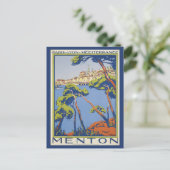 ヴィンテージメントンフランスリビフランスのエラ旅行 ポストカード (スタンド正面)