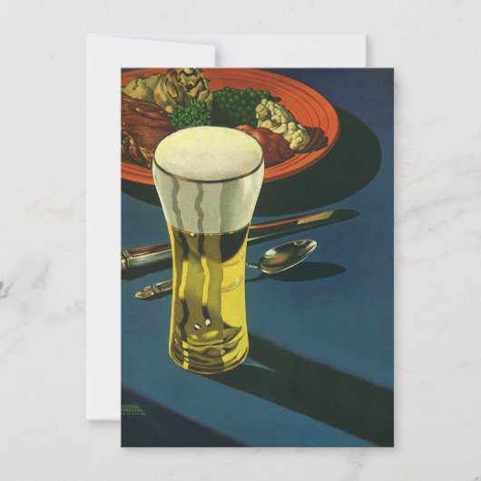 ヴィンテージメンベビーシャワーダドシェルパーティの招待状 招待状 (正面)